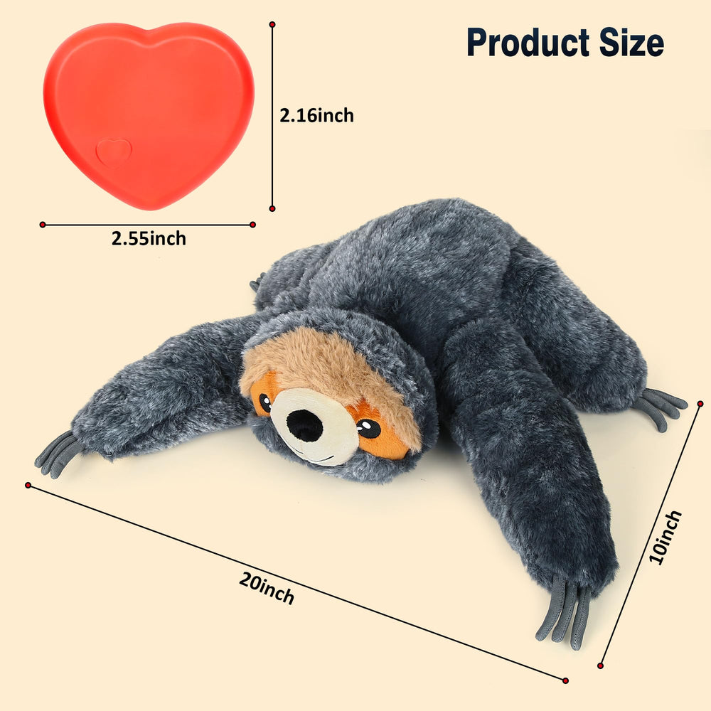 CIOXDYLENC Heartbeat Puppy battery operation shows quick setup for instant comfort