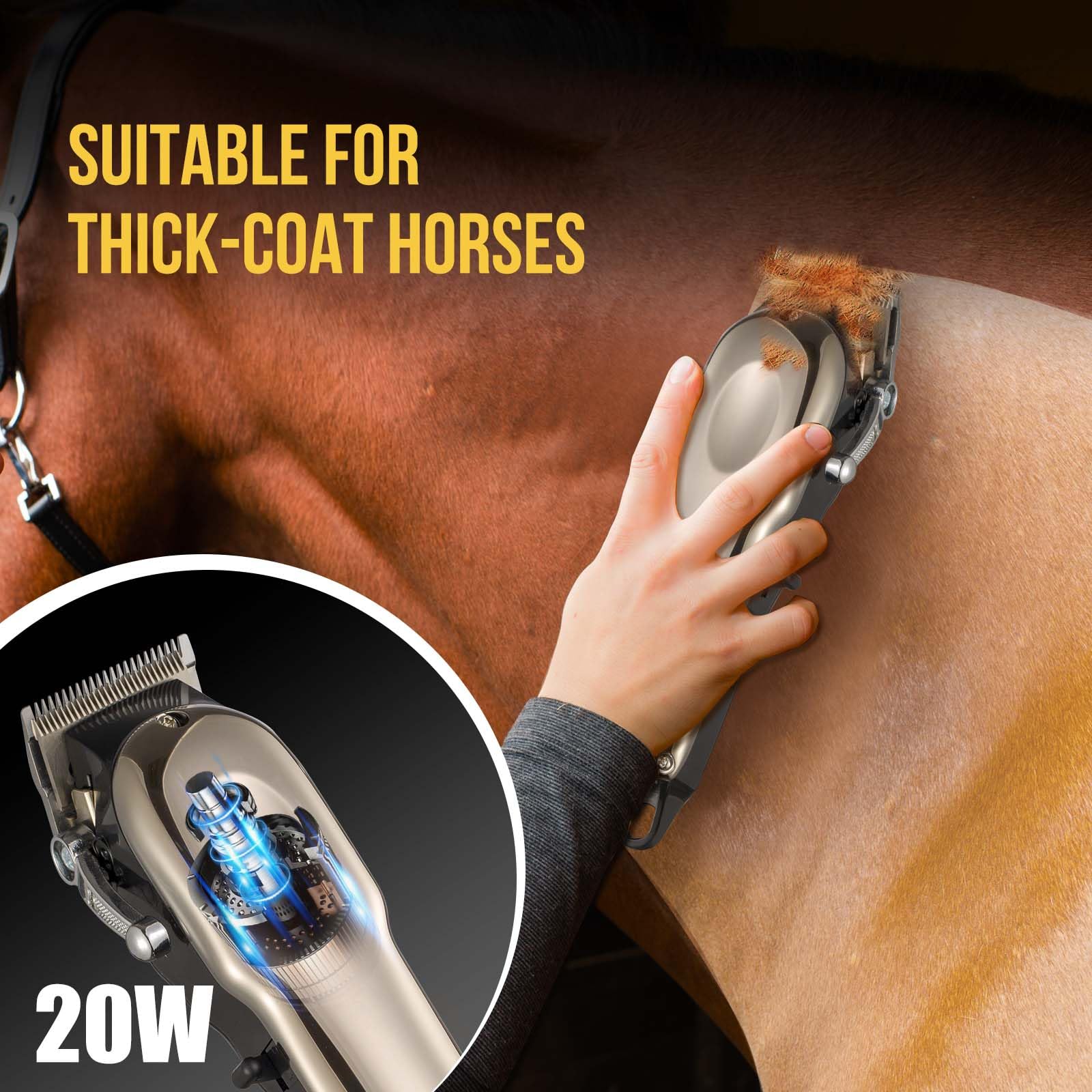 Ciphuoly grooming kit includes charging cable and cleaning brush for maintenance.