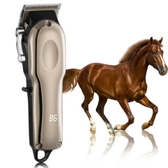 Ciphuoly horse clippers cordless quiet in-use for efficient trimming of thick hair.