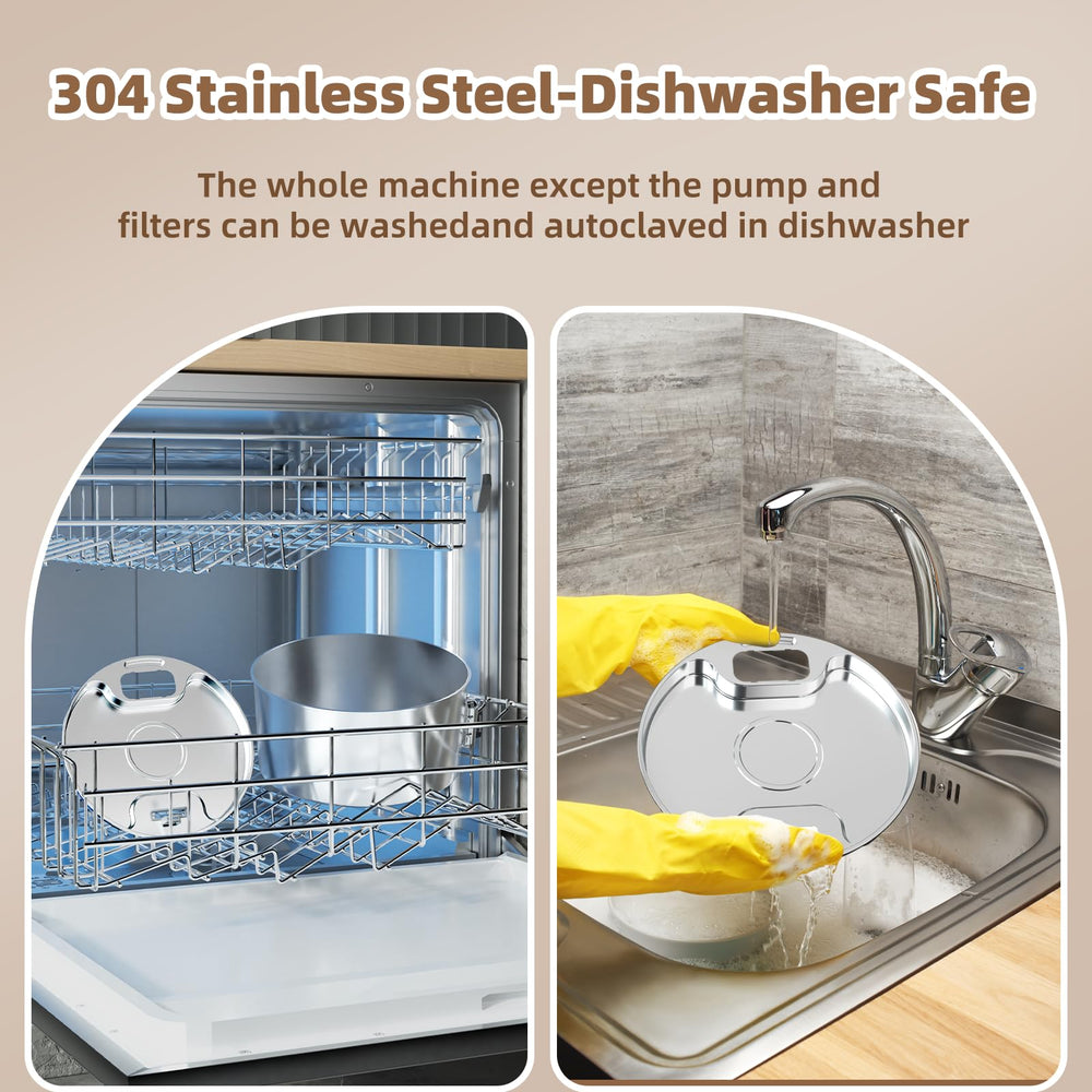 CITIZILI easy-clean design with a wide opening reduces maintenance time.