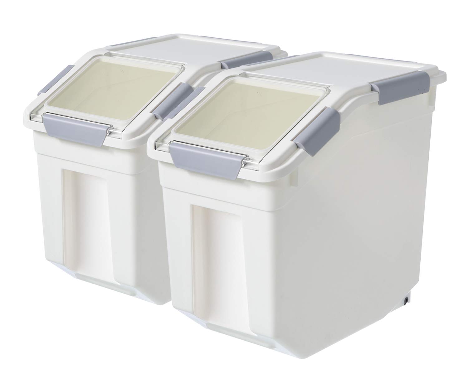 City Baby airtight flour container 2-pack with lid seals freshness for dry foods.