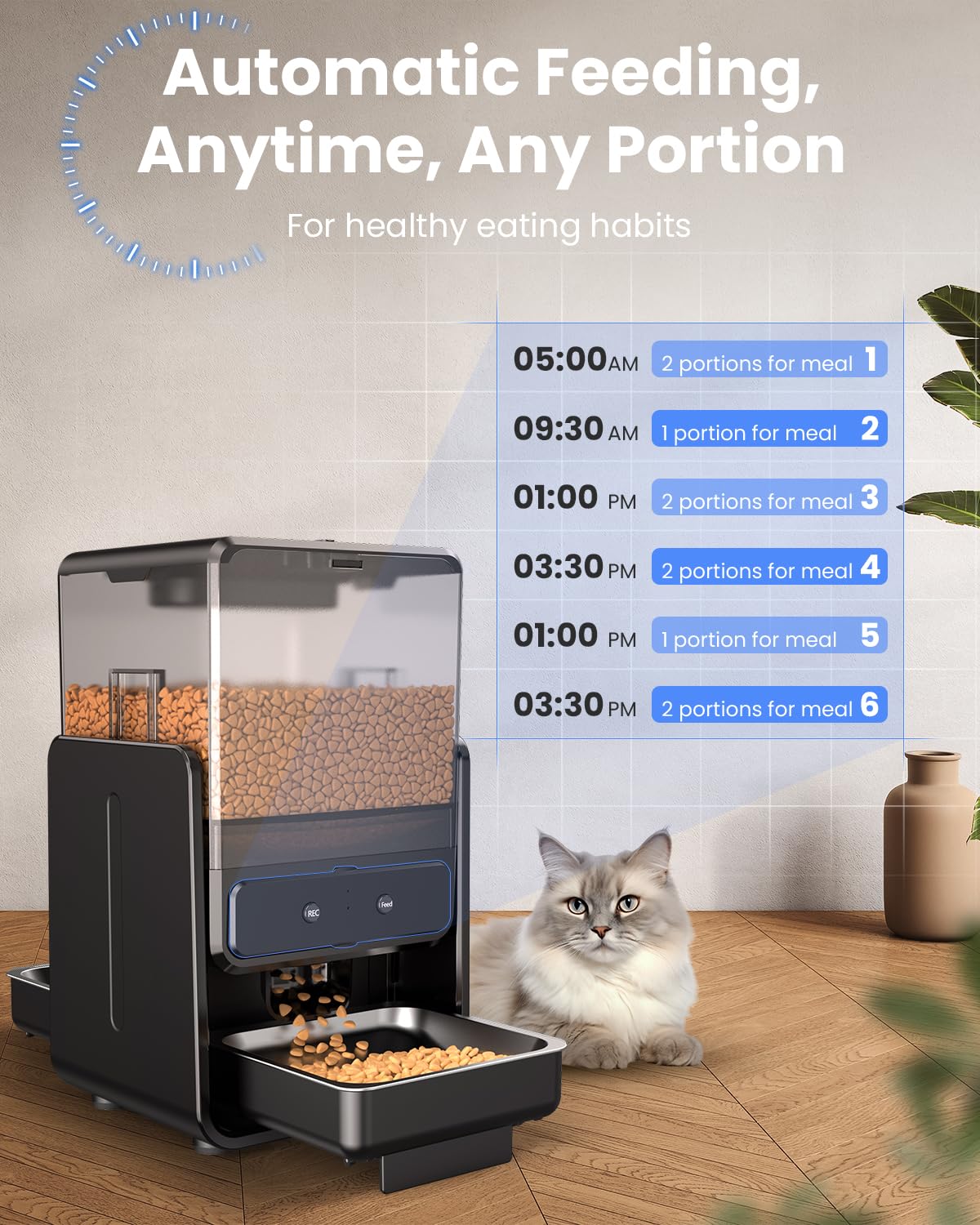 CityFlee transparent tank for easy monitoring of food levels