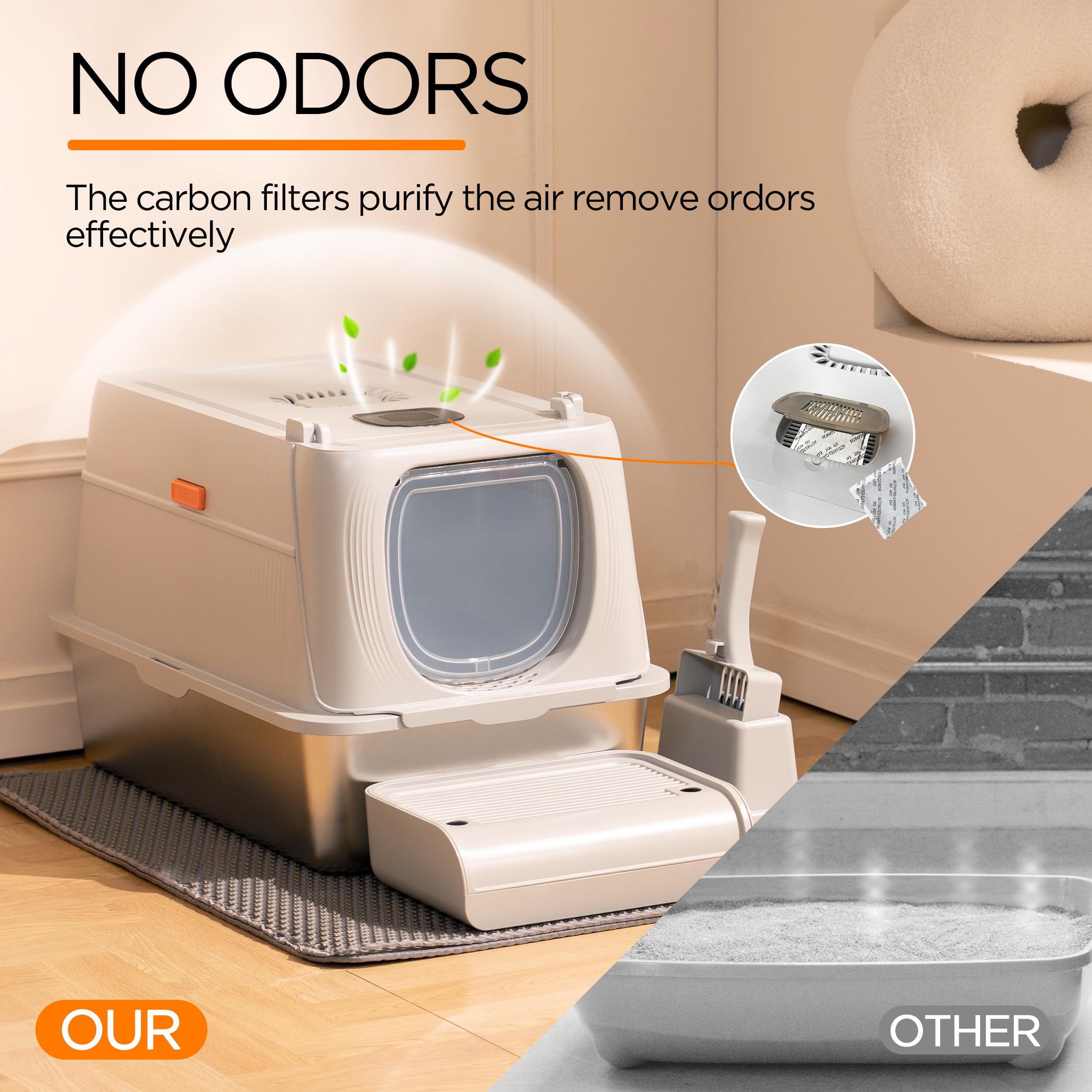 Citylife double-door design allows easy access for scooping and maintenance.