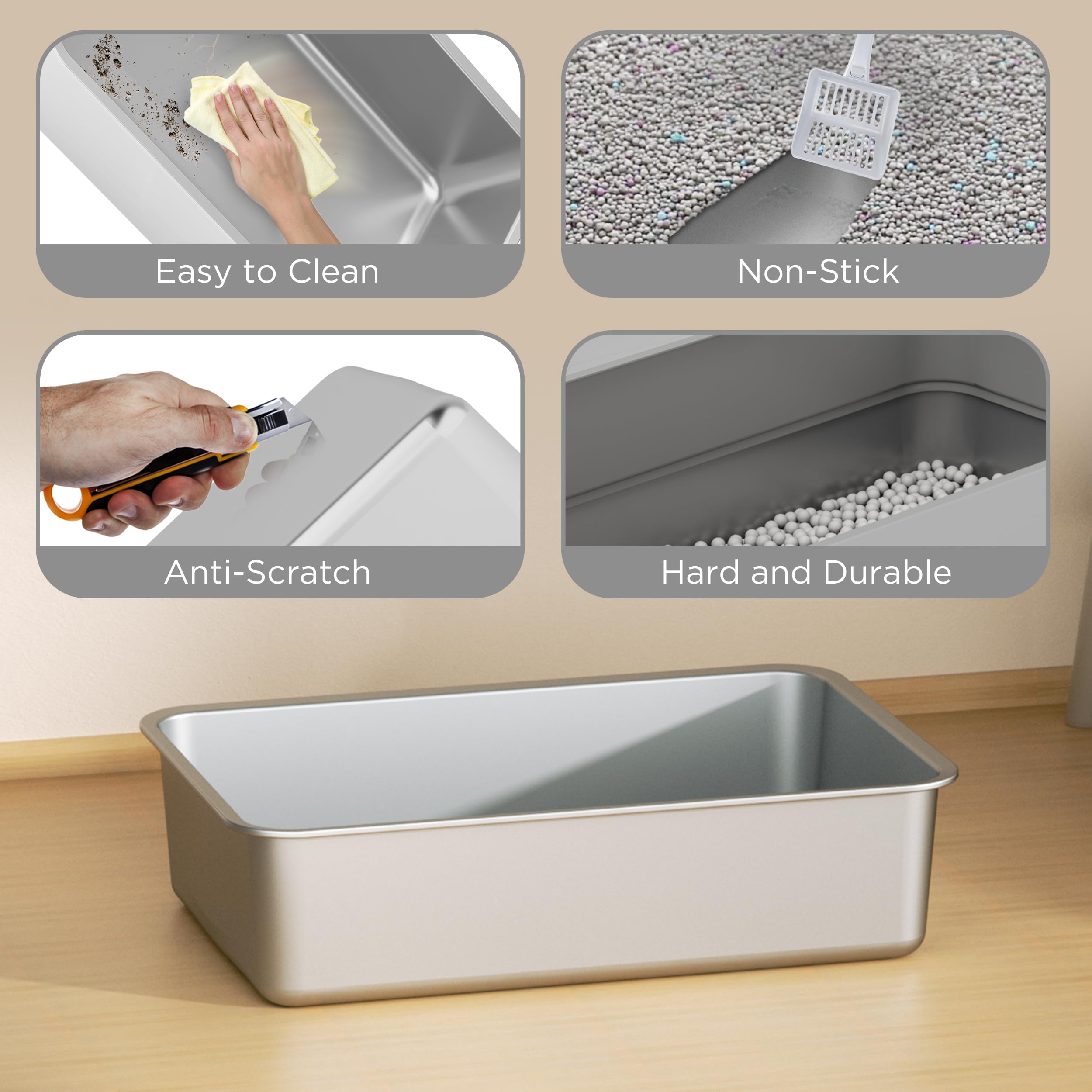 Citylife stainless steel construction is rust-proof and durable for daily use