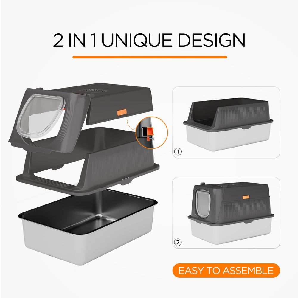 Citylife stainless-steel bottom is non-stick, rust-resistant, and easy to wipe clean.