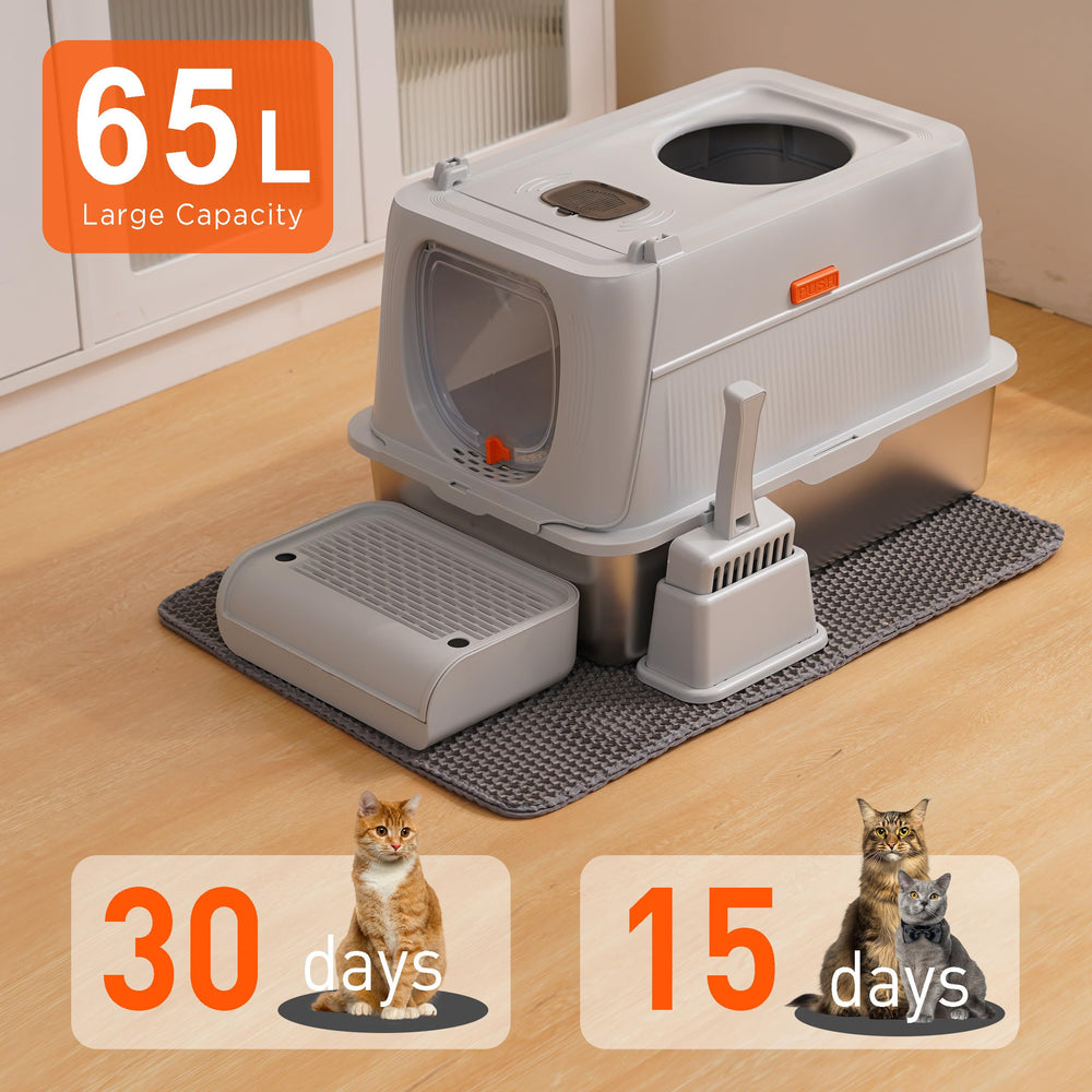 Citylife top-entry design provides flexible access for cats of all sizes
