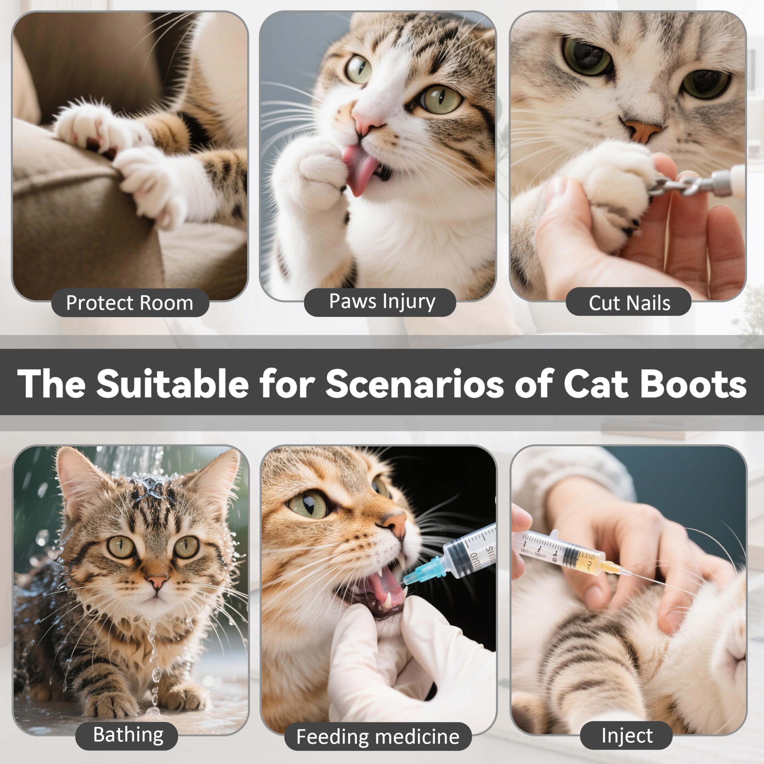Civore cat booties durable material withstands daily wear