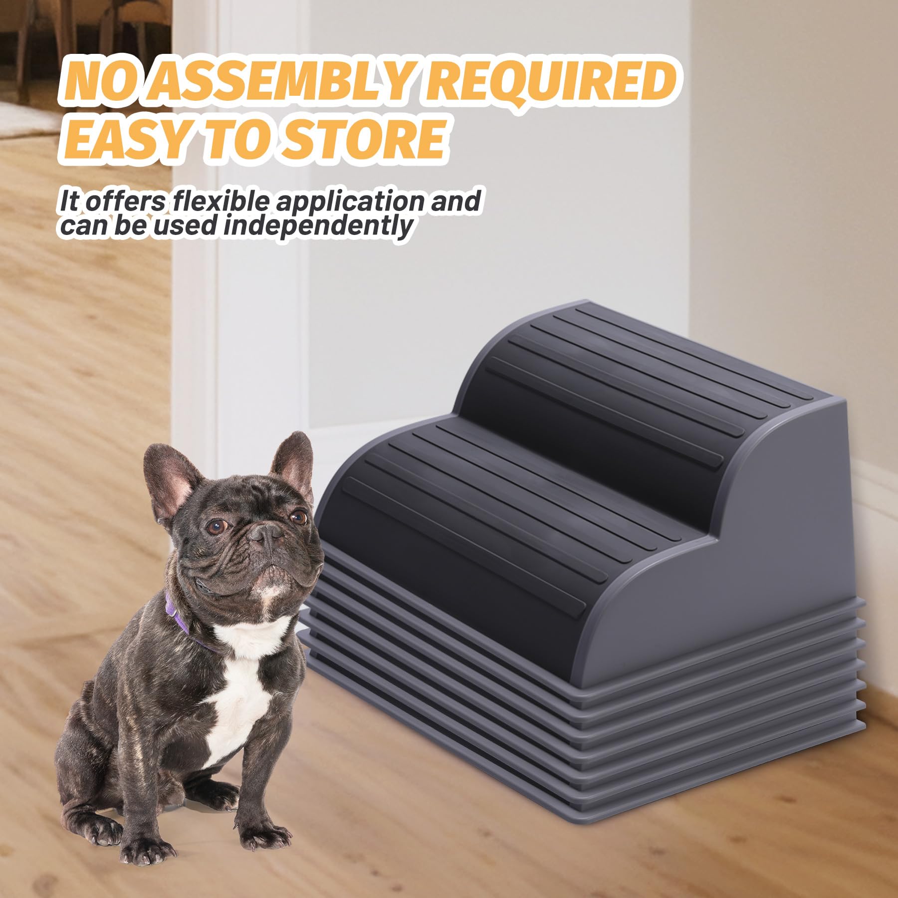 CiWiVOKi easy-clean plastic surface is quick to wipe down.