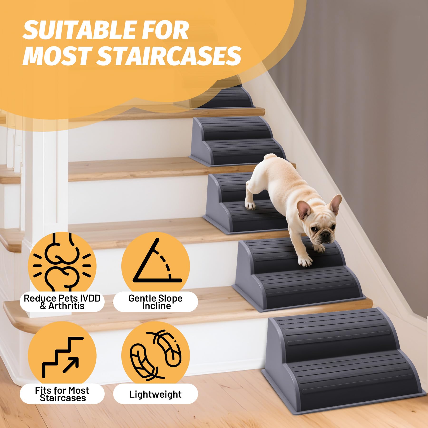 CiWiVOKi modular two-step design adapts to many stair configurations.