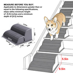 CiWiVOKi 2-Step Ramp in side-by-side setup for flexible stair fit