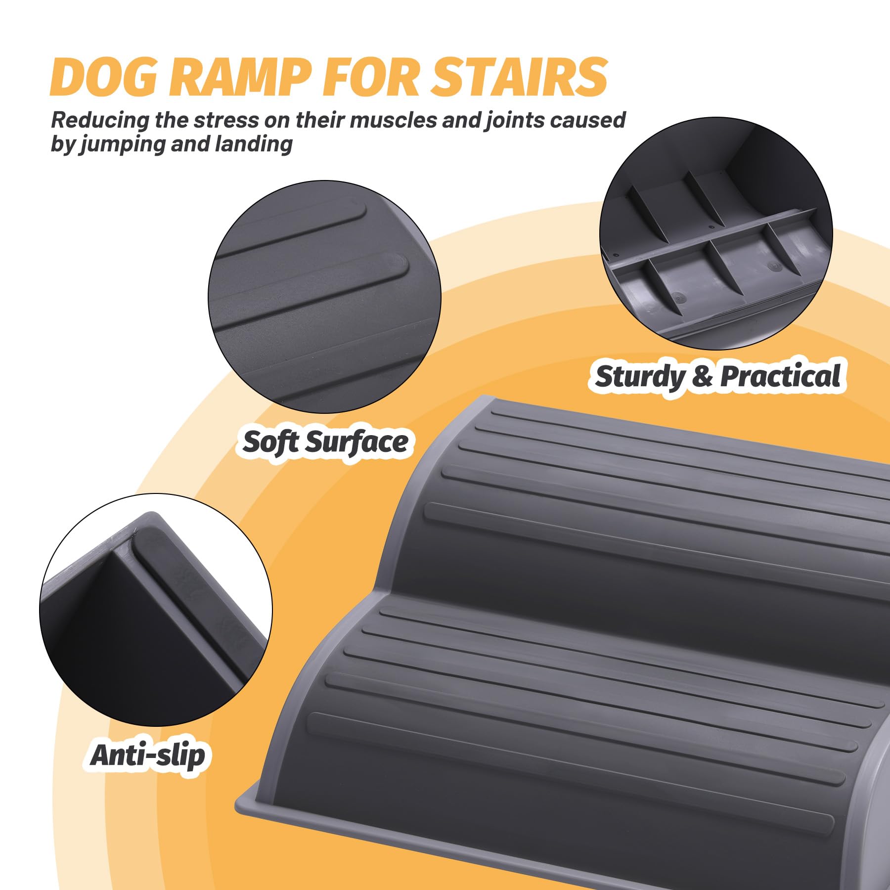 CiWiVOKi easy-clean ramp with smooth corners for pet-safe maintenance