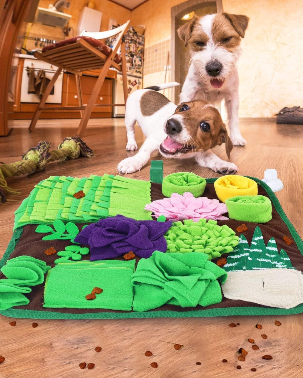 CiyvoLyeen snuffle mat size 16.5 inches great fit for small pets.