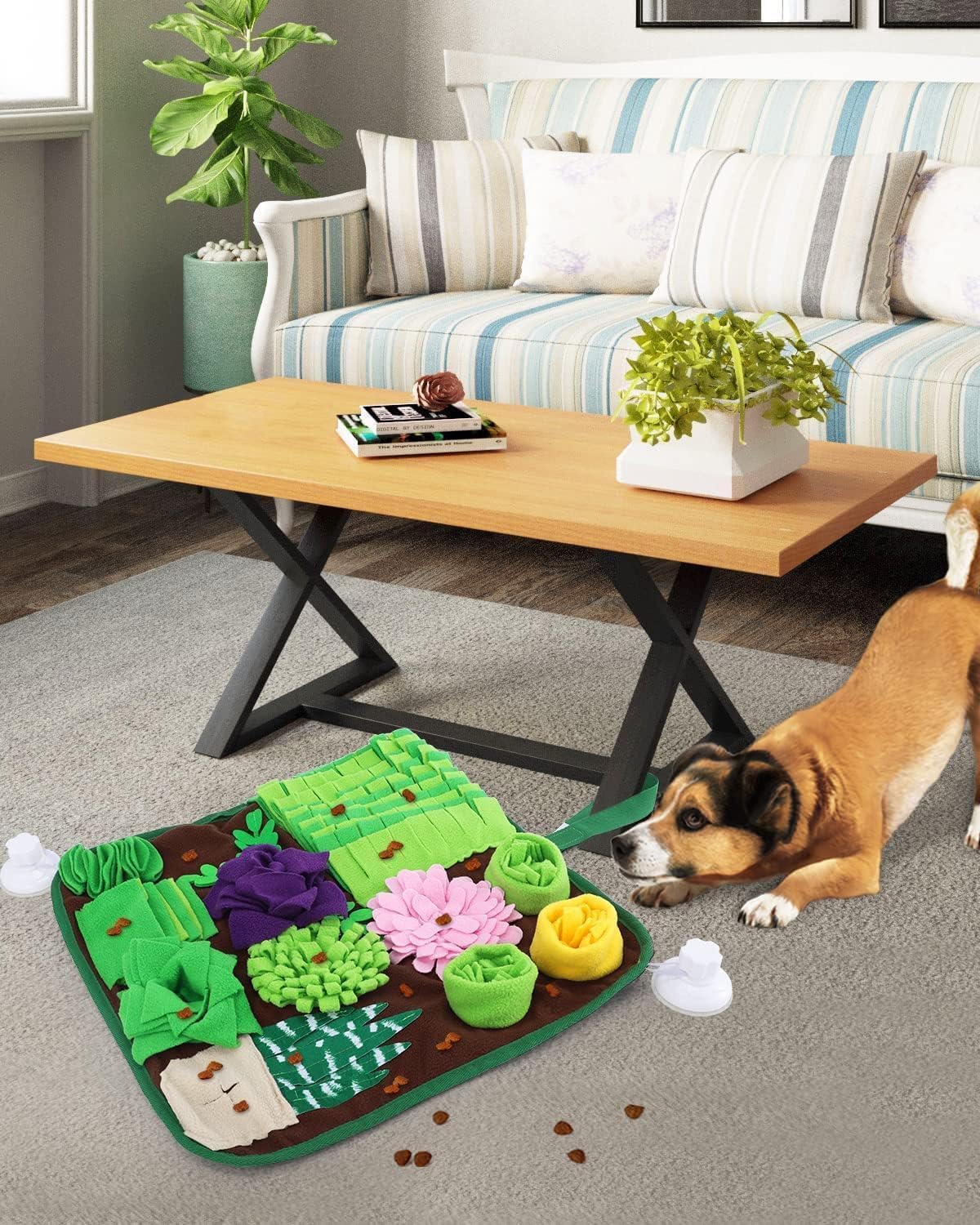 CiyvoLyeen snuffle mat storage velcro band easy tidy away after play.