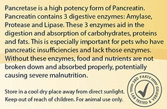 CK Formulations Pancretase label front highlighting 10X pancreatin enzymes