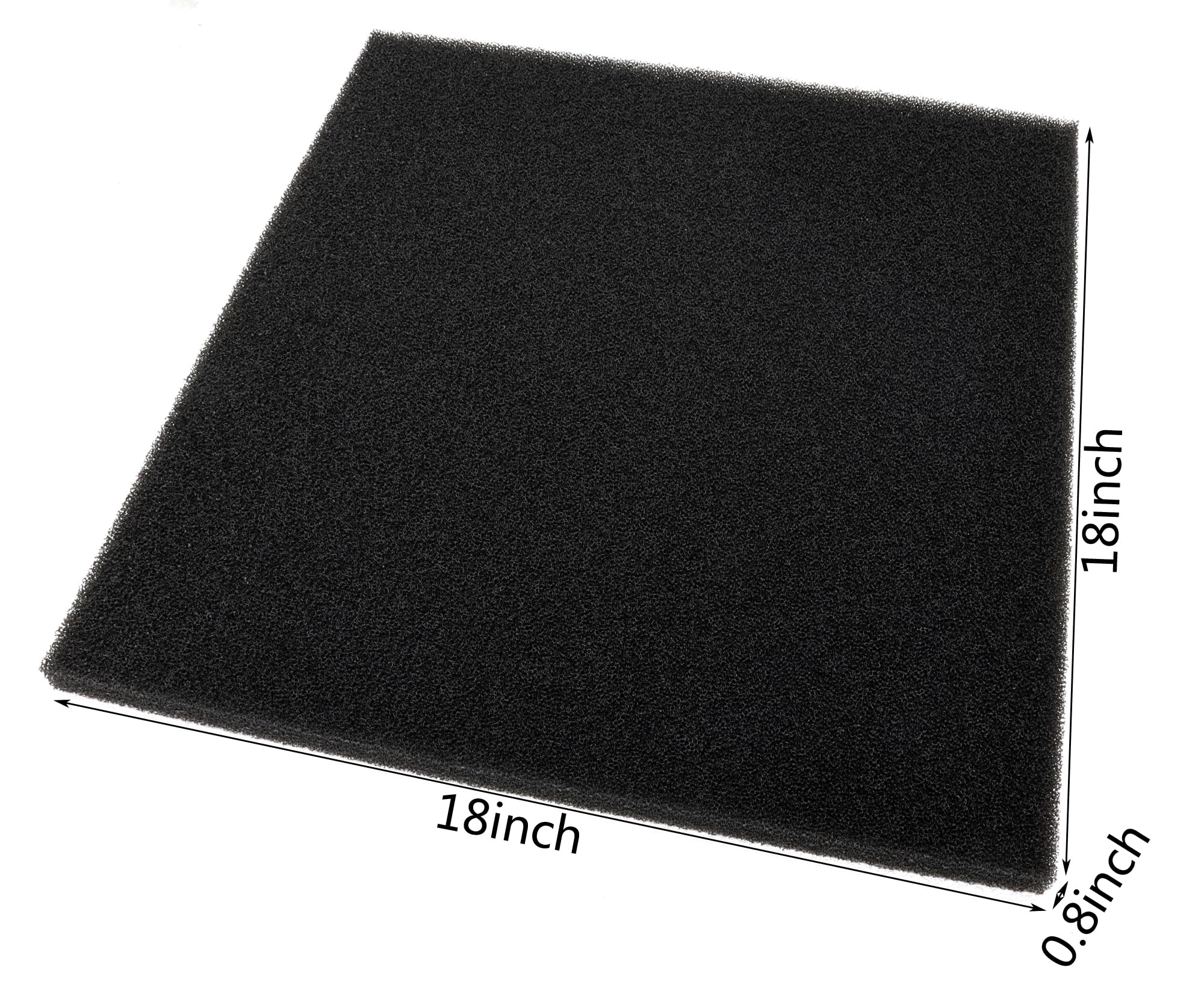 CKDFK aquarium filter media foam sponge closeup demonstrates cut-to-fit flexibility for tanks