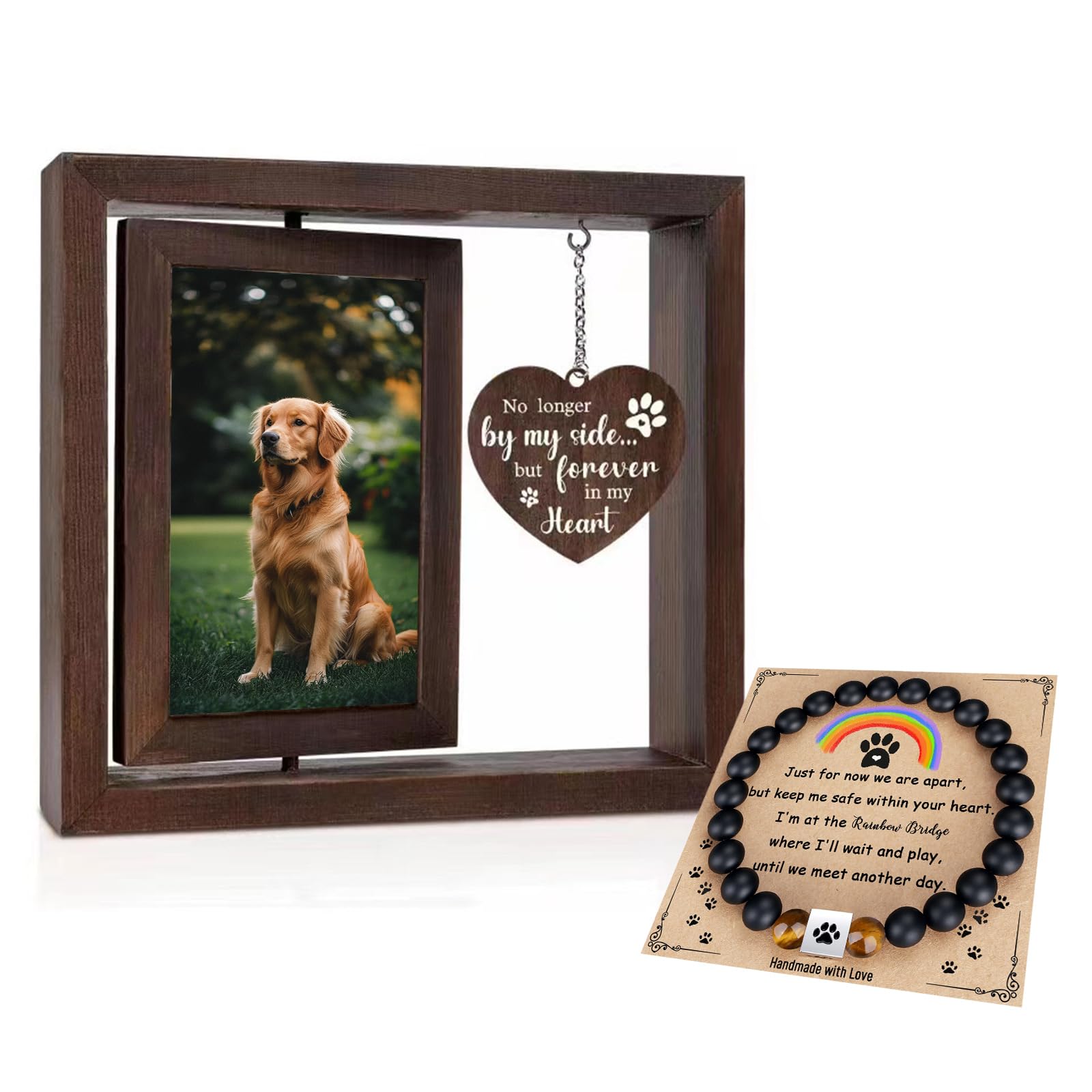 Ckedes dog memorial frame 4x6 photo for daily remembrance