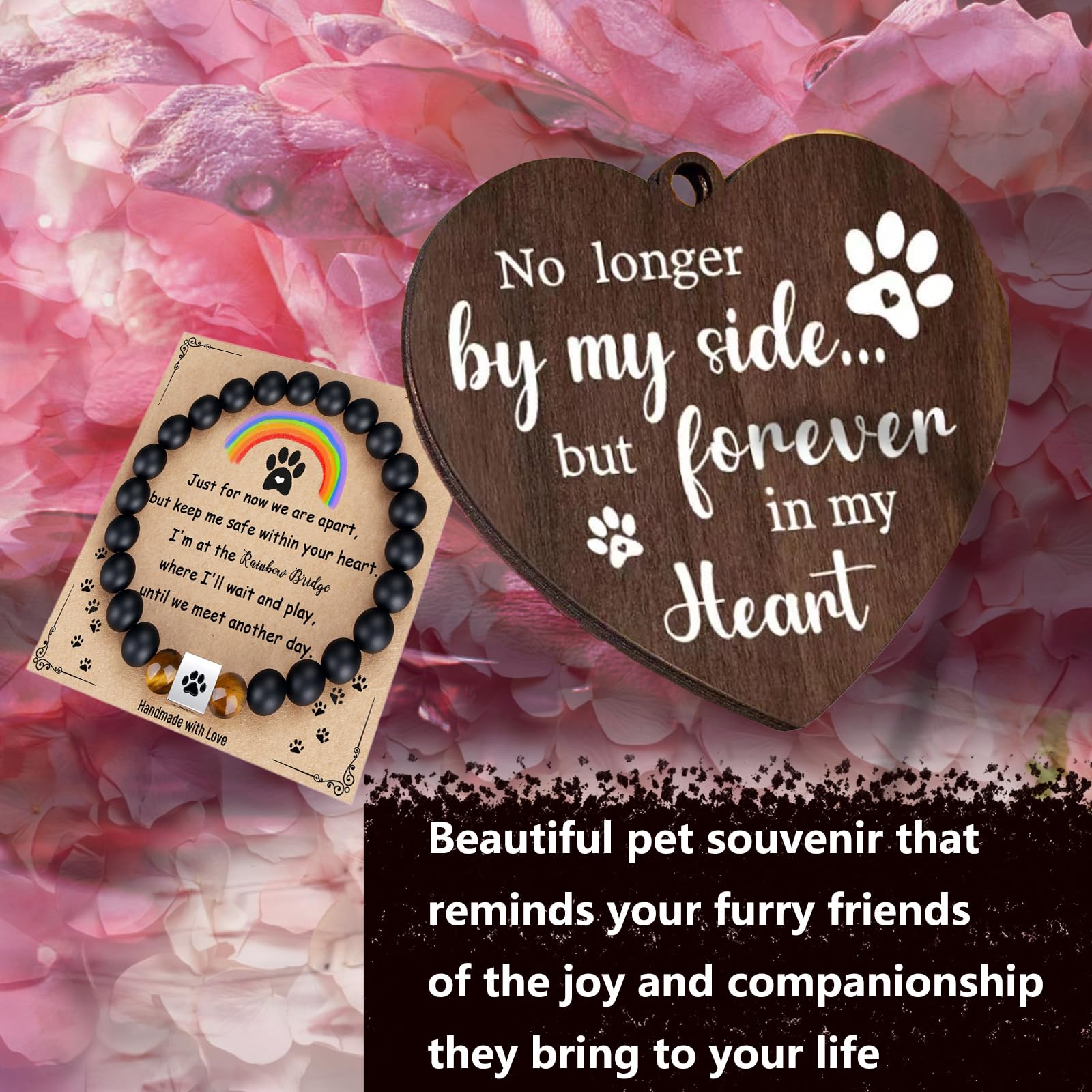 Ckedes dog memorial frame rotating front view showing memories