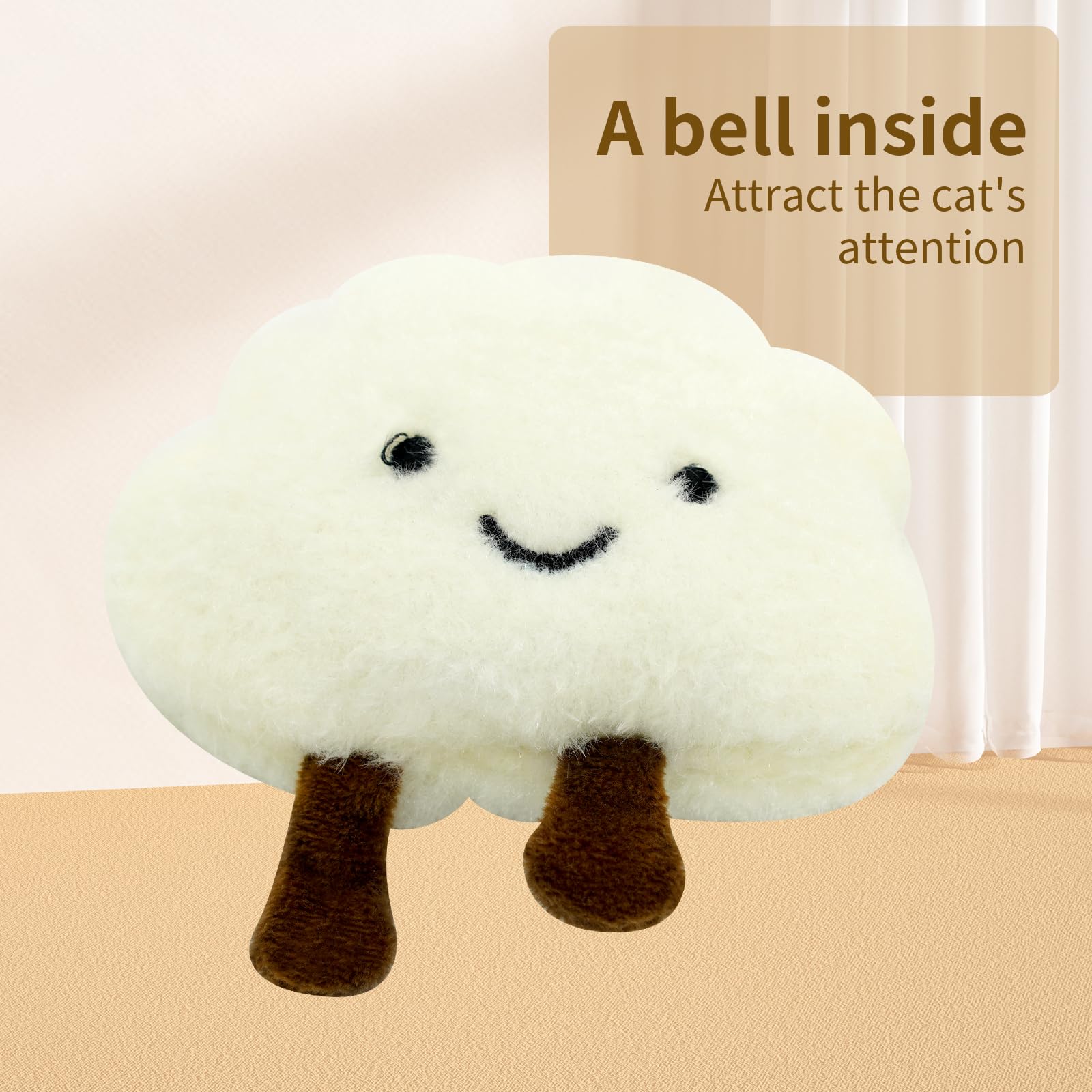CKFPS cloud bell toy revealed with bell inside for engaging sound cues