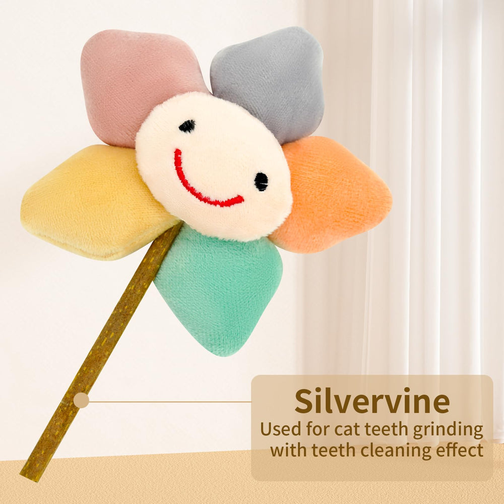 CKFPS strawberry toy with built-in catnip ball for sniff-and-play