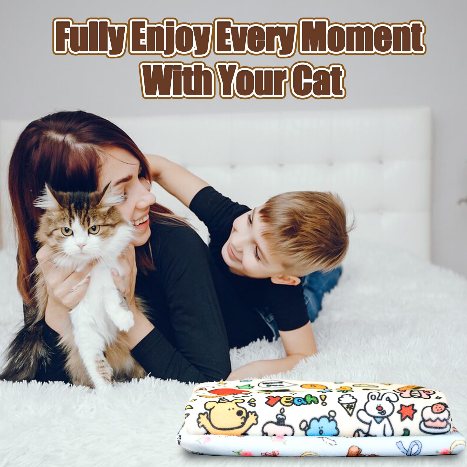 CKNCY cat grooming wrap machine washable design enables easy cleanup after grooming