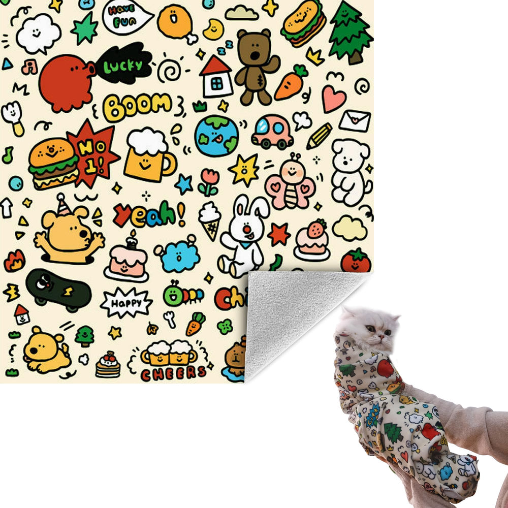 CKNCY cat grooming wrap packaging demonstrates easy setup for stress-free grooming