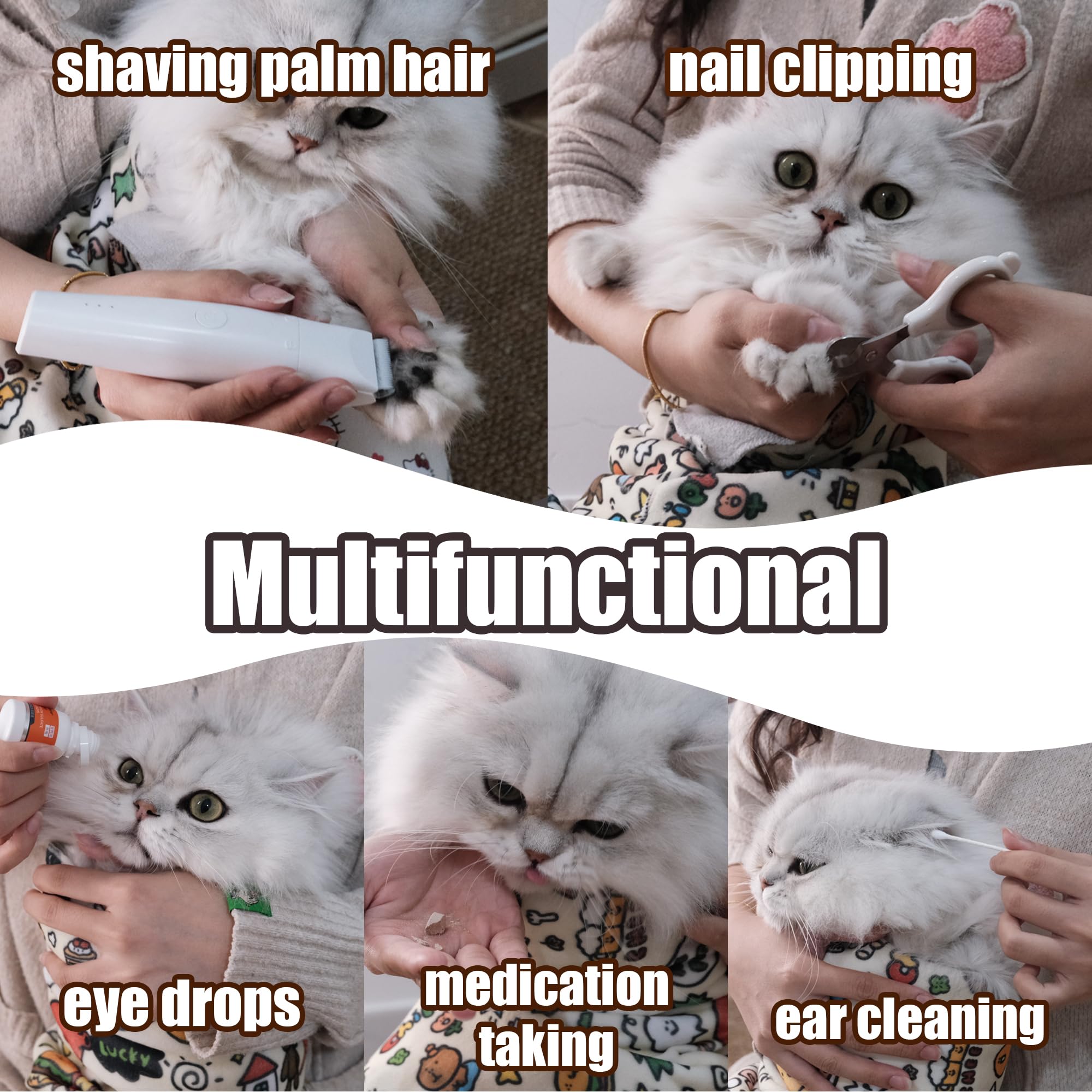 CKNCY cat grooming wrap self adhesive closure proves secure wrap and escape prevention