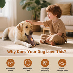 ClariVora aggressive-chewer dog toy in action highlights extended play.