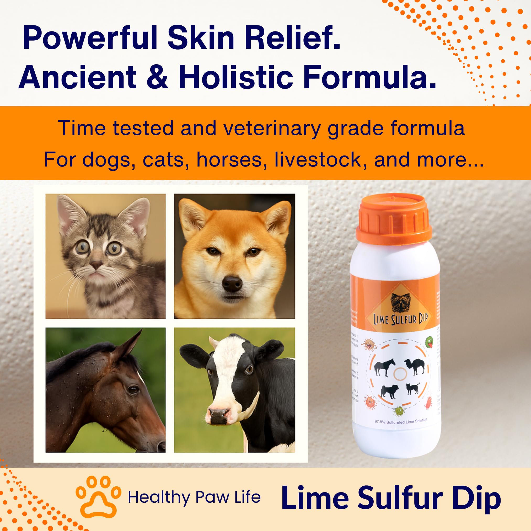 Classic's Lime Sulfur Dip concentrated formula highlights value and potency
