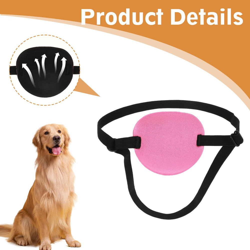 Classicseali dog eye patch with safety groove design keeps space around the eye