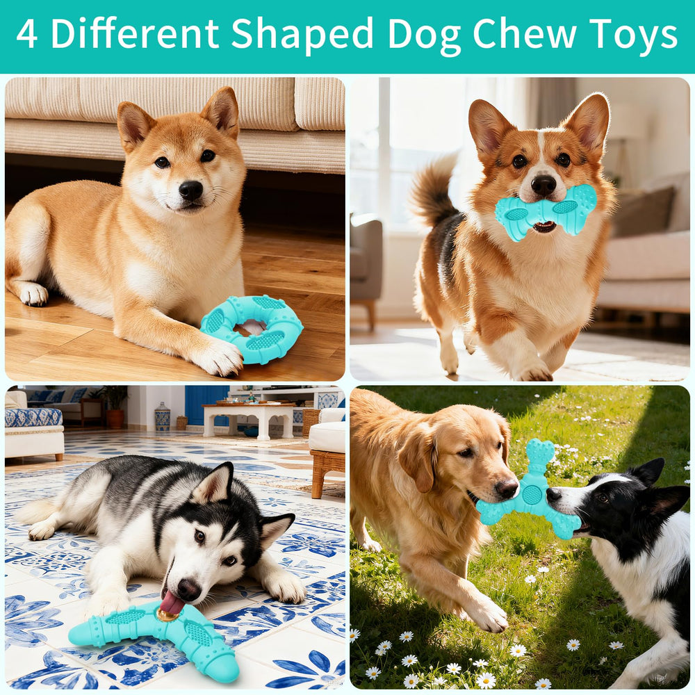 ClawClawHome safe natural rubber blue; non-toxic material for safe chewing.