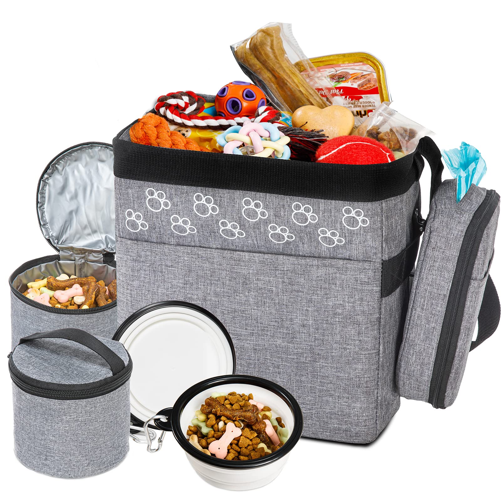 CLAWIST dog travel bag front view highlights durable design for organized trips