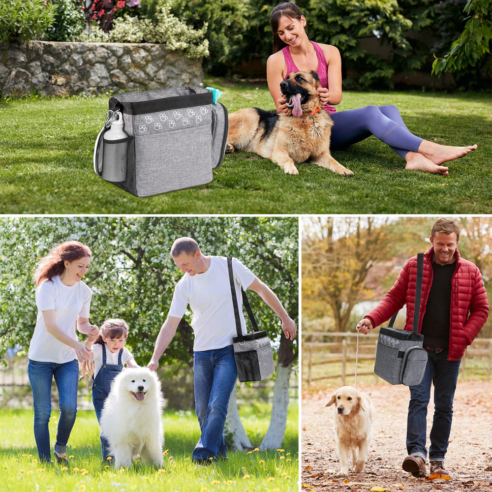 CLAWIST dog travel bag travel bowls stored for clean hydration on trips