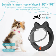 ClawJaw pet door frame 10x10 with 7.5x7.5 opening, fit for small pets.