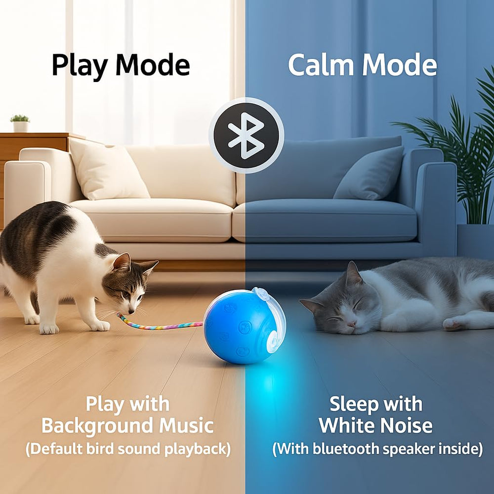 Clawped built-in Bluetooth speaker with bird sounds offers engaging audio during play.