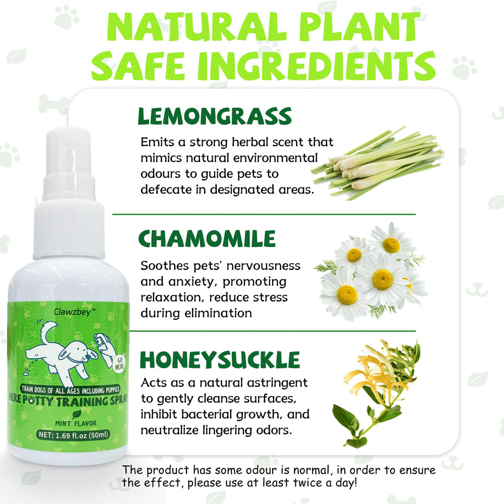 Clawzbey Safe-Scent formula uses plant aromas to support training sessions.