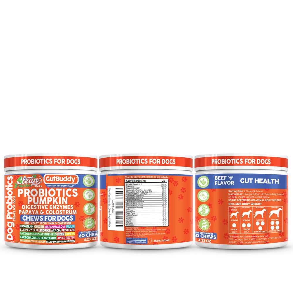 Clean Nutraceuticals itch-relief probiotic chew for dogs skin comfort