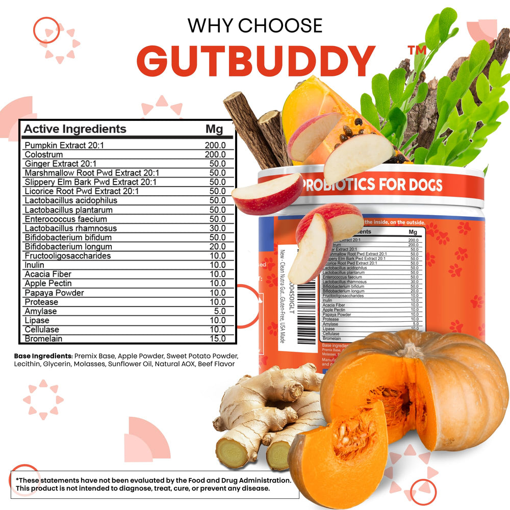 Clean Nutraceuticals licorice-root dog gut-relief helps soothe tissues