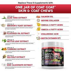 Clean Pets aloe vera dog skin soothing formula close-up.