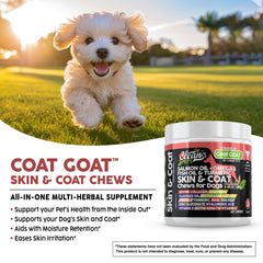Clean Pets omega-3 for dogs image showing potential coat shine.