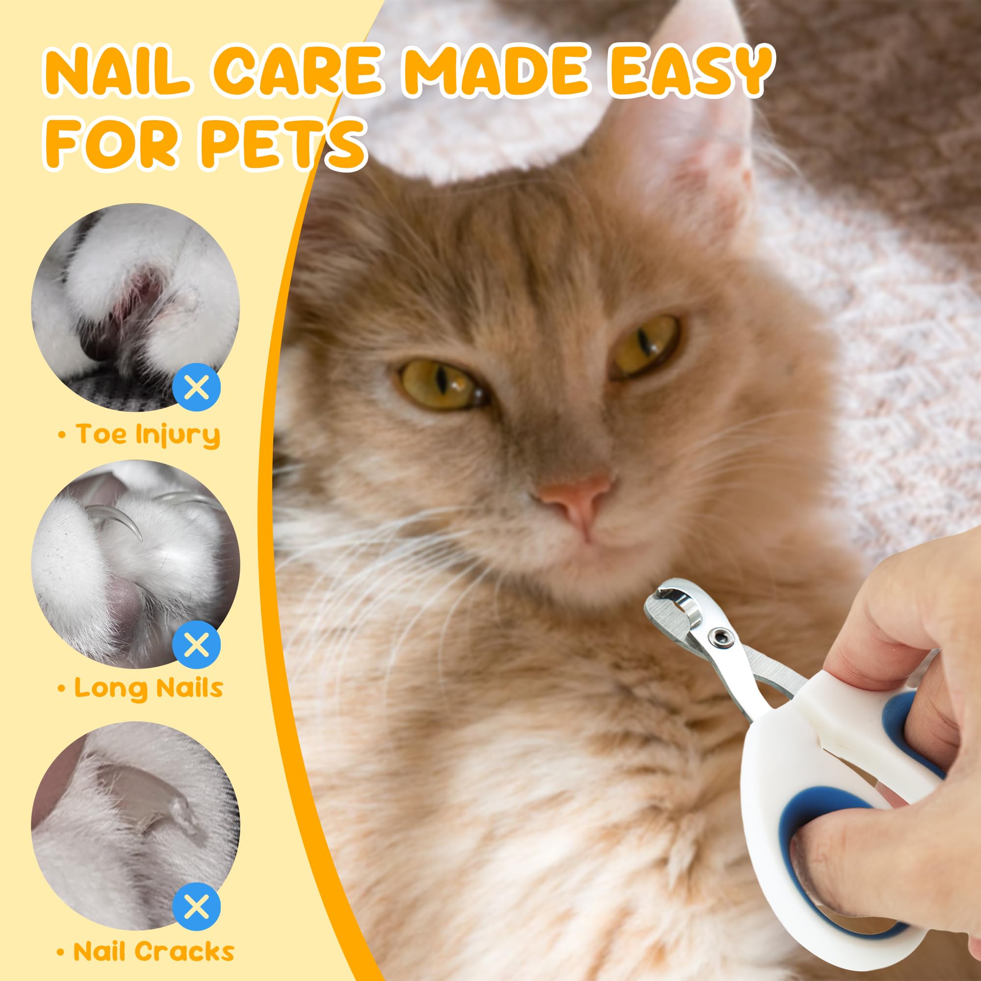 Cleanse Cat Nail Clipper pet-friendly design reduces stress during trimming.