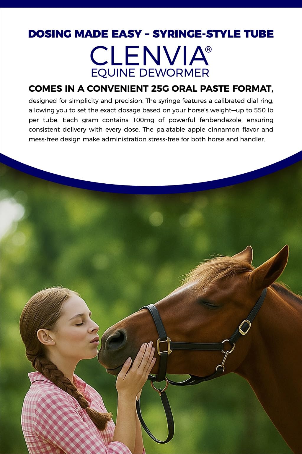 CLENVIA horse paste quick-action formulation supports rapid absorption and practical routine care