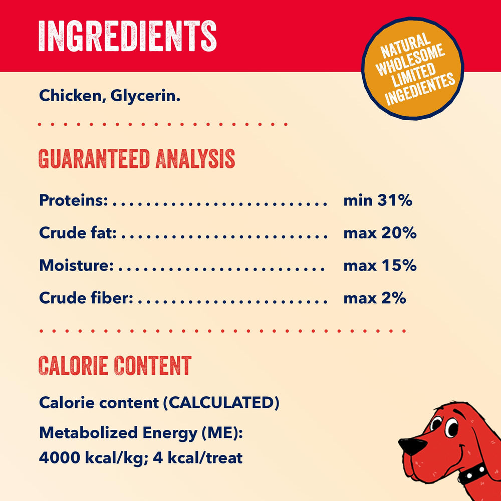 Clifford The Big Red Dog Soft Training Treats variety-pack-collection shot showcases options for every training routine.
