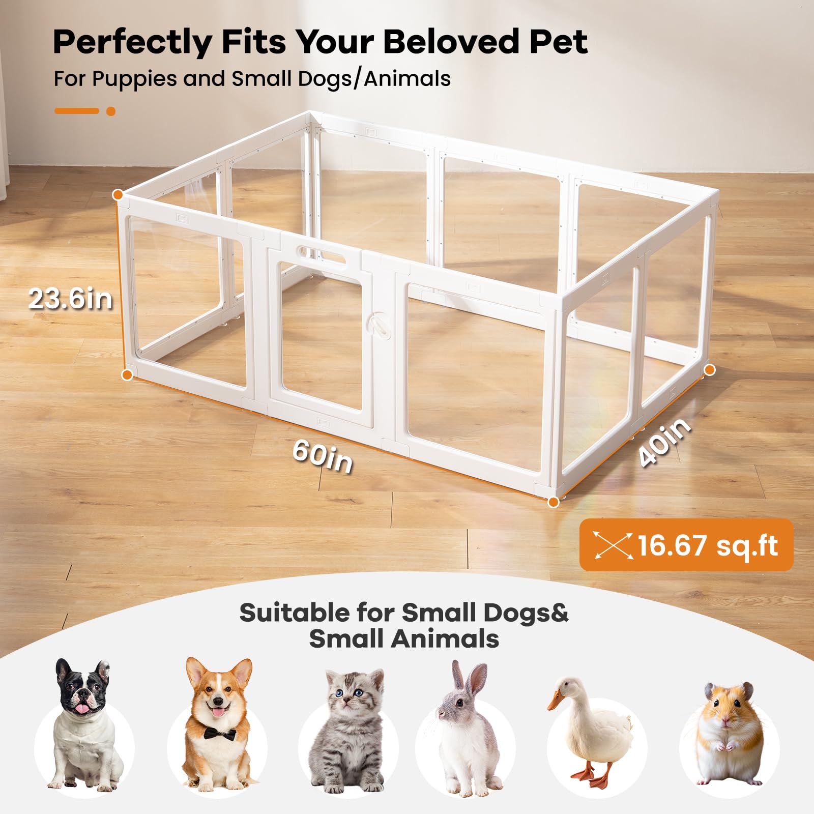 ClimbHope multi-pet setup adapts as a play yard or whelping box.