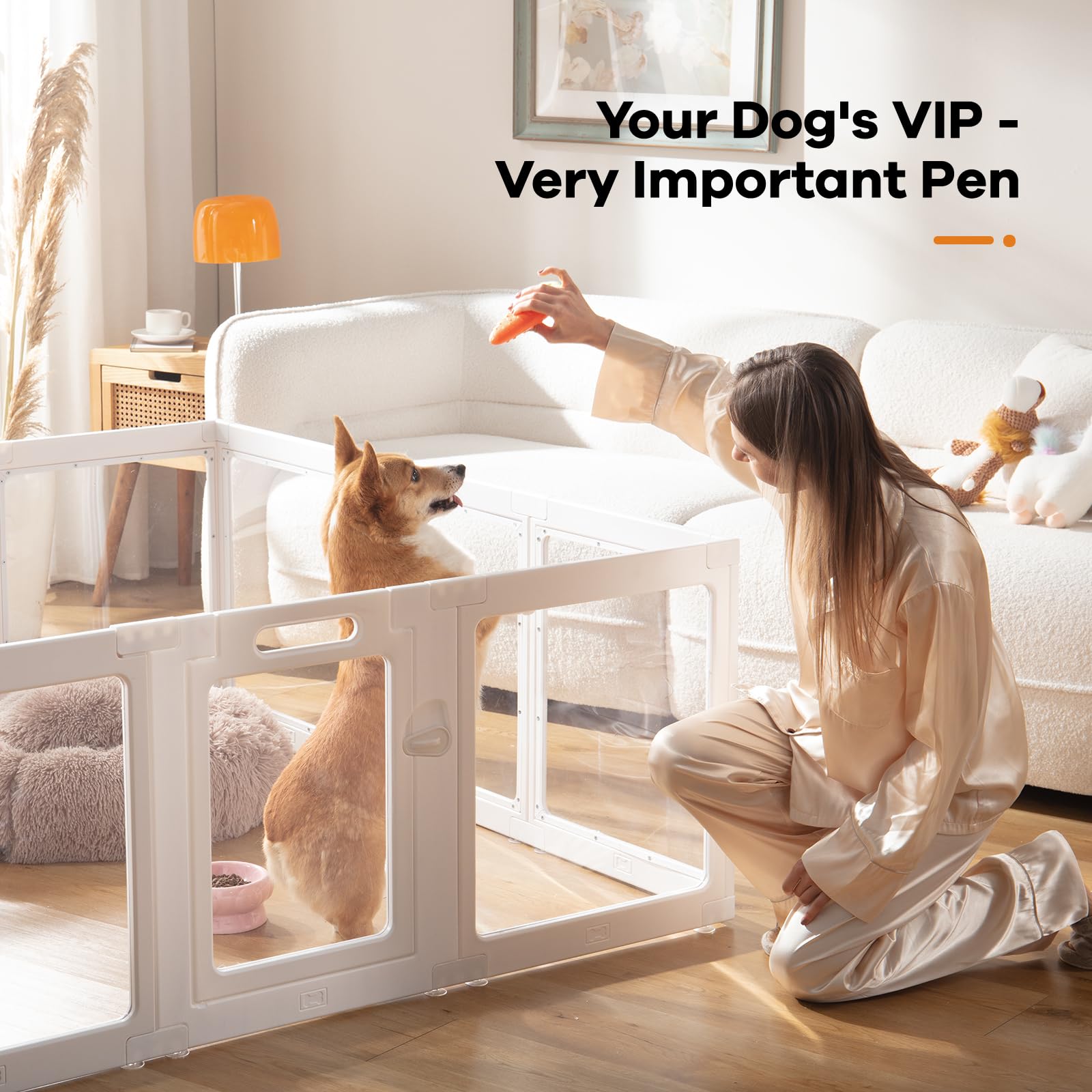 ClimbHope playpen safety design features seamless panels minimize gaps for safe play.
