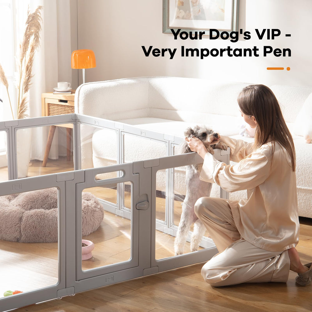 ClimbHope expandable playpen with add-on panels demonstrating modular expansion.