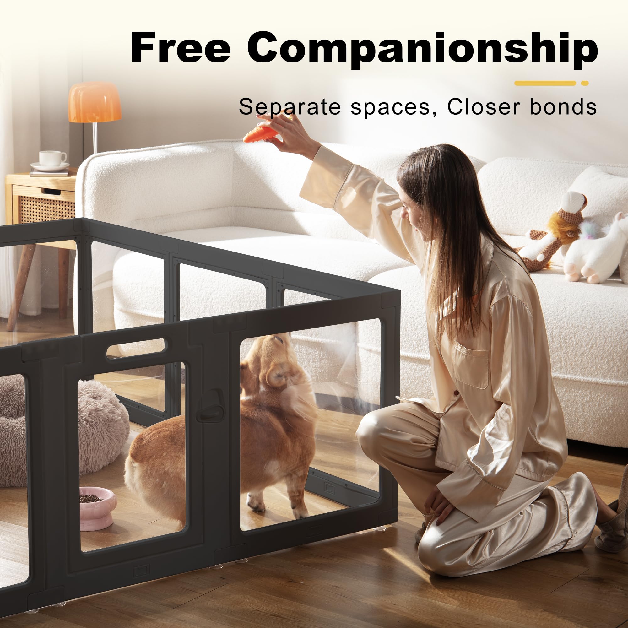 ClimbHope multipurpose playyard demonstrates training barrier and whelping zone versatility