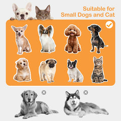 Clioran doggie stairs with metal frame for durable safety