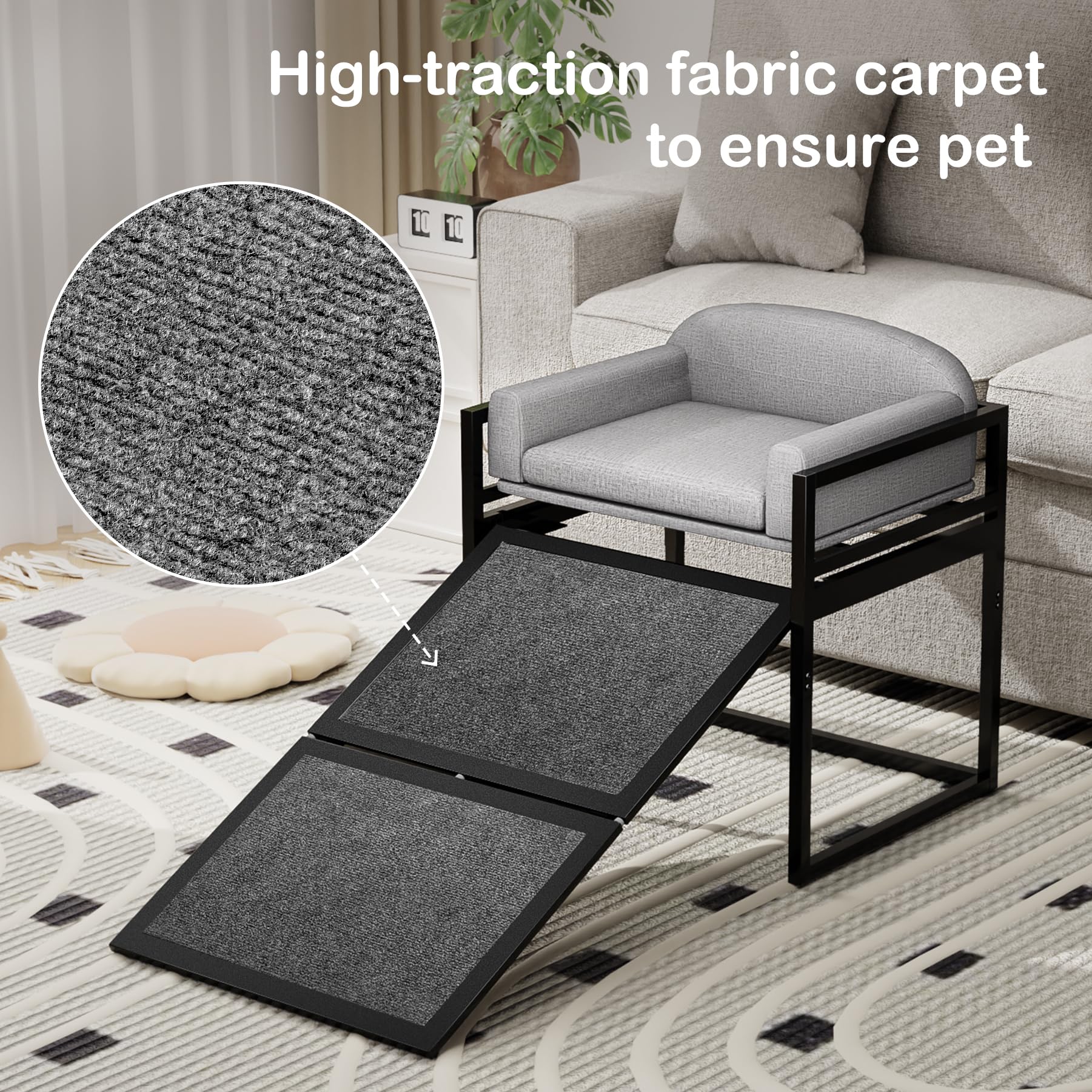 Clioran extra-wide seat mat keeps pets comfortable during rest
