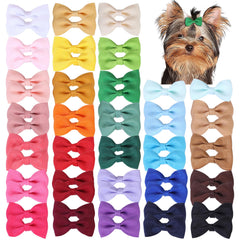 Clipband blue-style-a 2inch puppy bows for easy everyday styling on pets