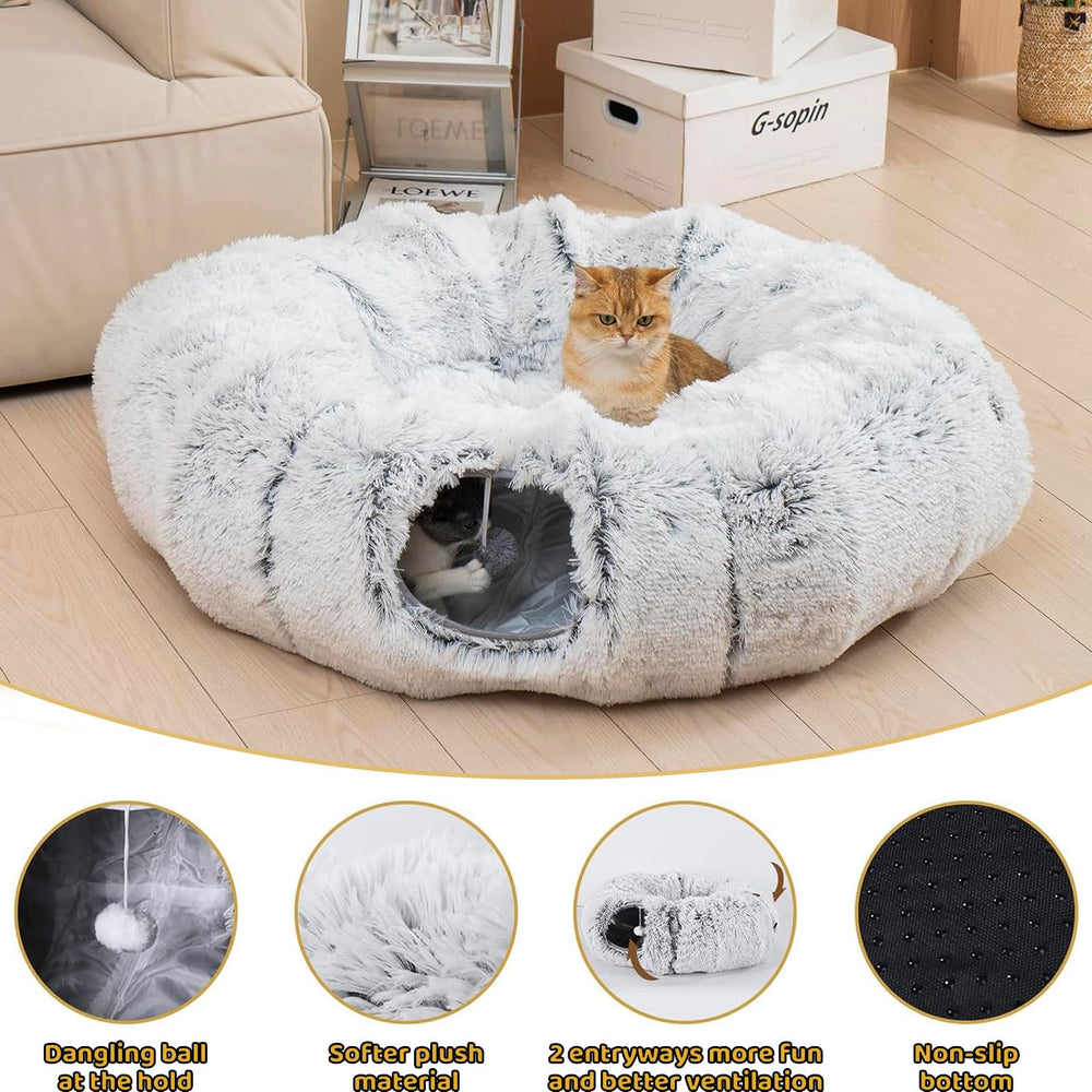 CLKHOWL foldable tunnel design makes storage simple after playtime.